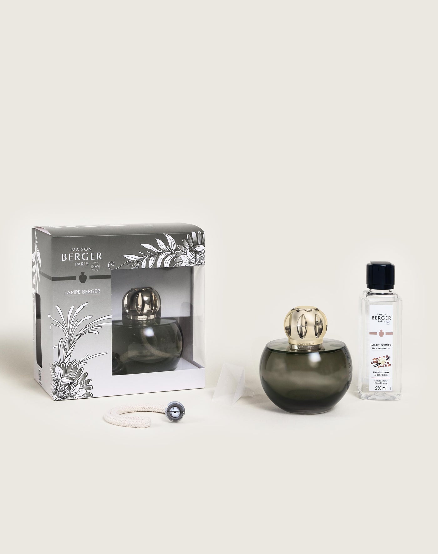 Lampe Berger Giftset Holly Gris Mousse