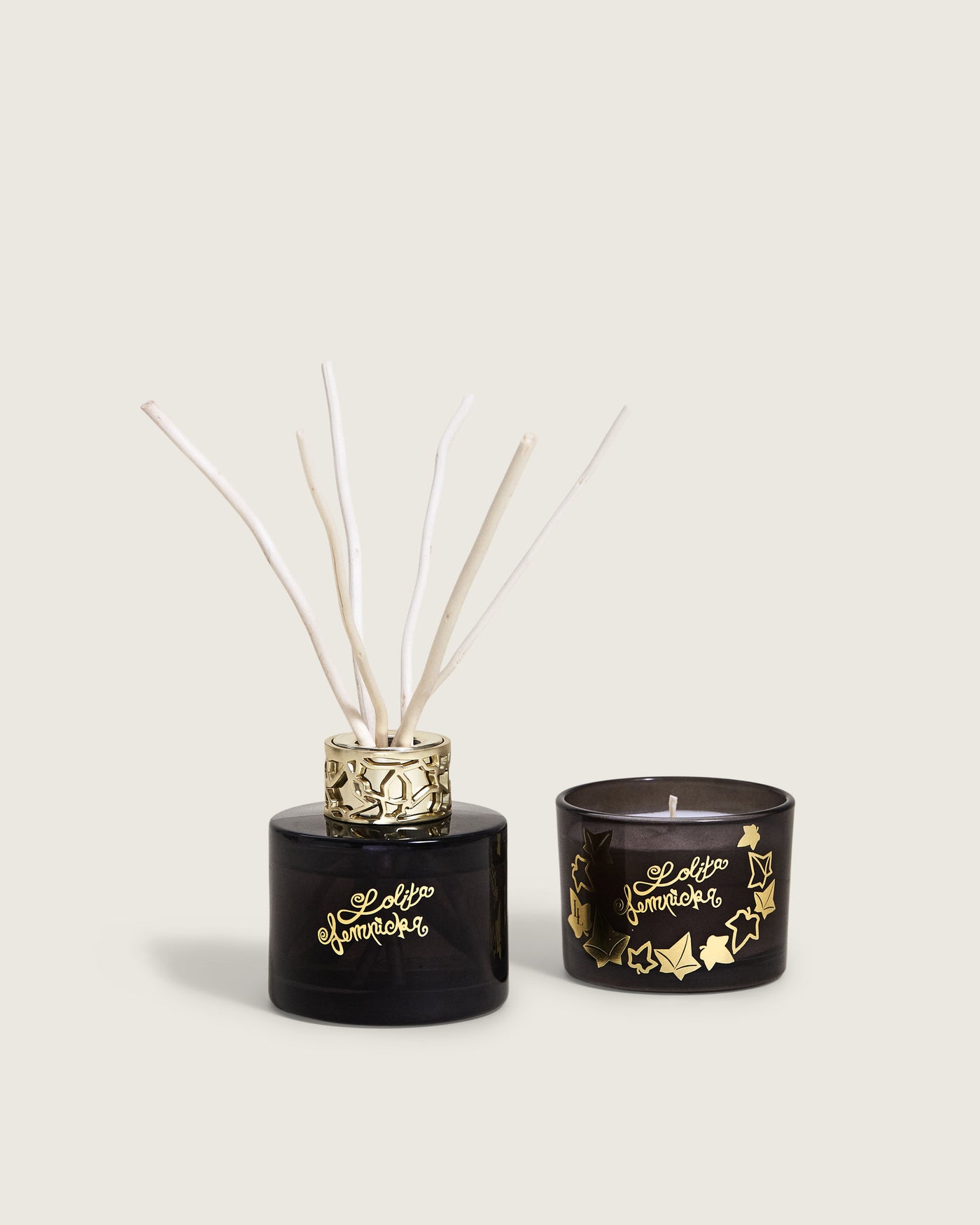 Duo mini parfumverspreider & geurkaars Lolita Lempicka Black Edition