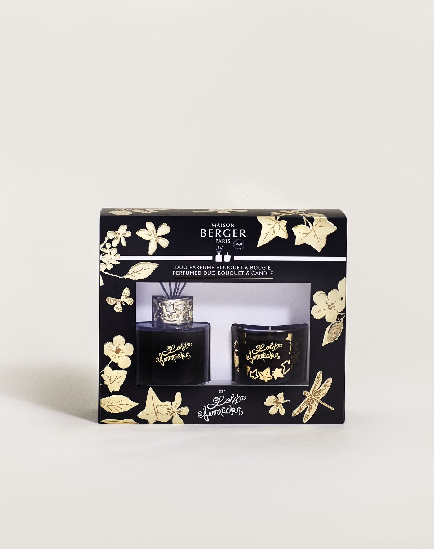 Duo mini parfumverspreider & geurkaars Lolita Lempicka Black Edition