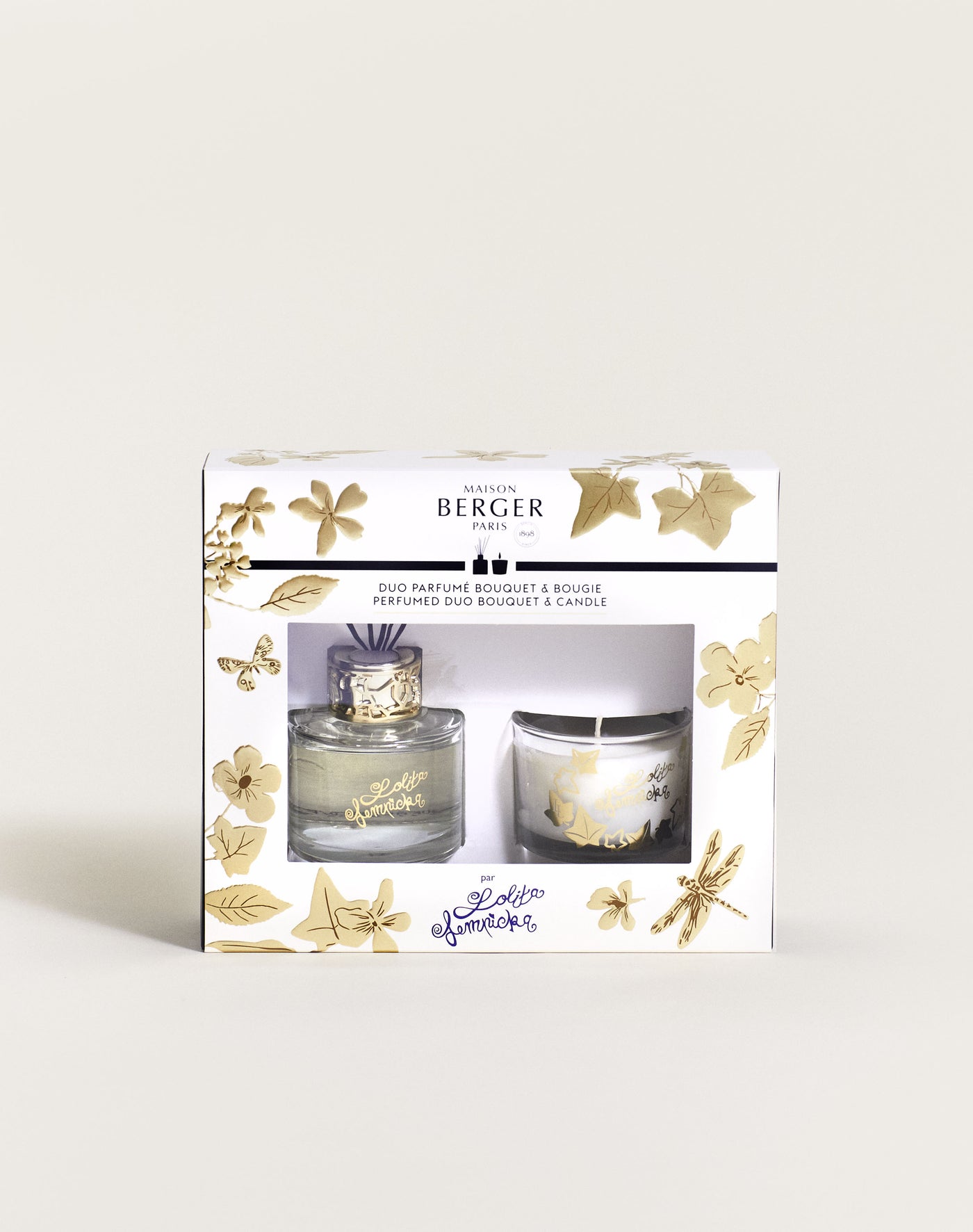 Duo mini parfumverspreider & geurkaars Lolita Lempicka Transparent