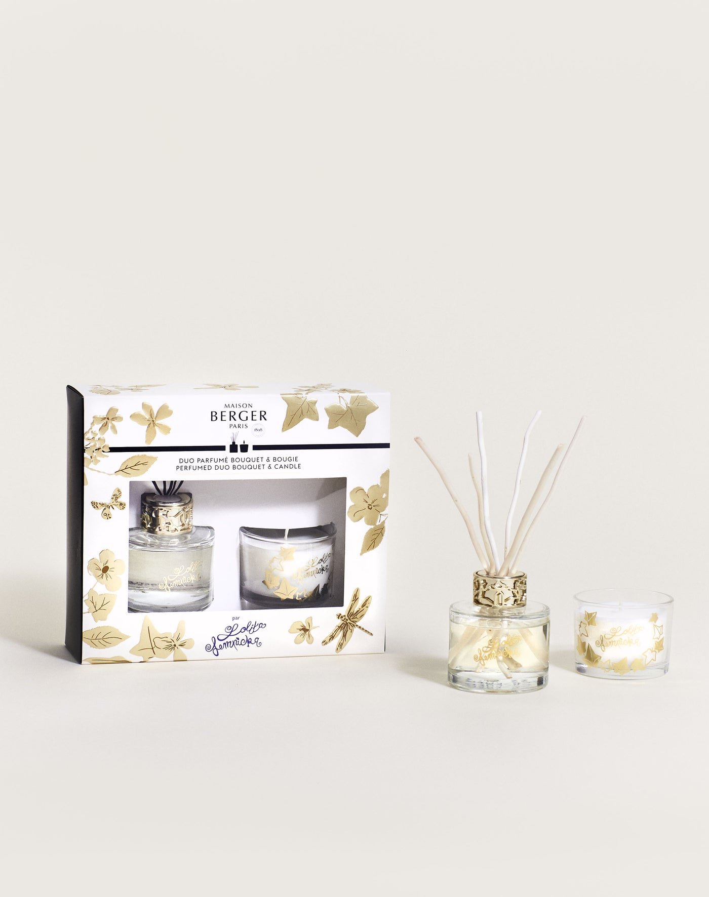 Duo mini parfumverspreider & geurkaars Lolita Lempicka Transparent