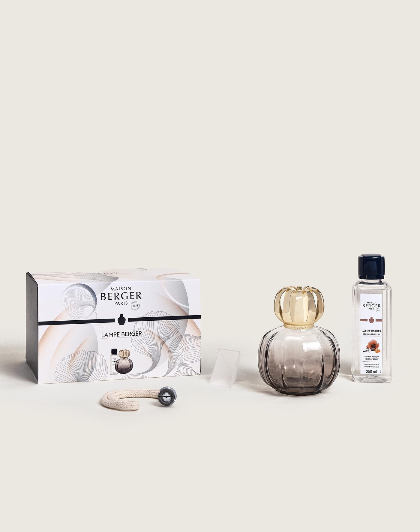 Lampe Berger Giftset Corali Grise