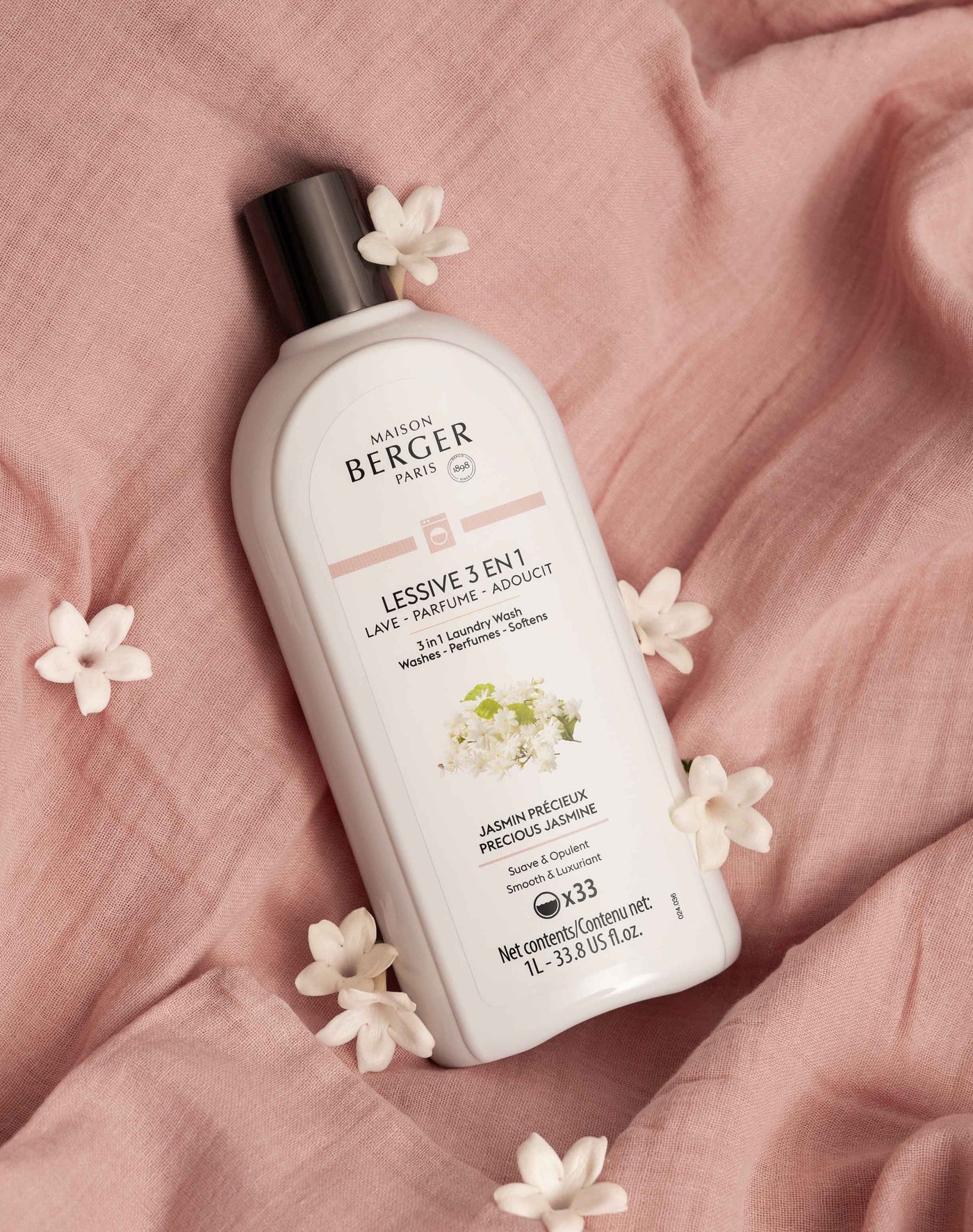 3-in-1 Wasmiddel Jasmin Précieux 1 liter