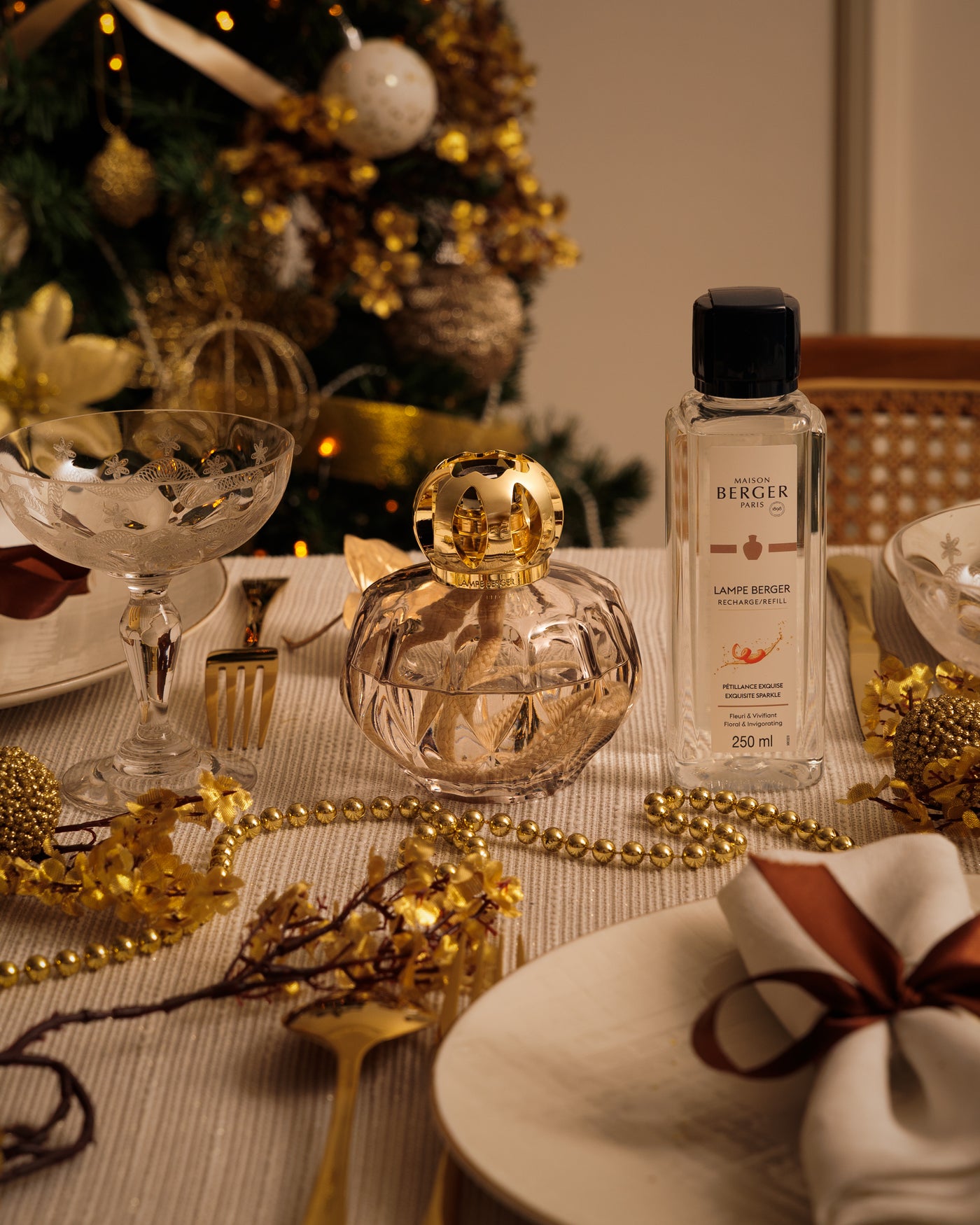 Lampe Berger Giftset Rosalie Grise