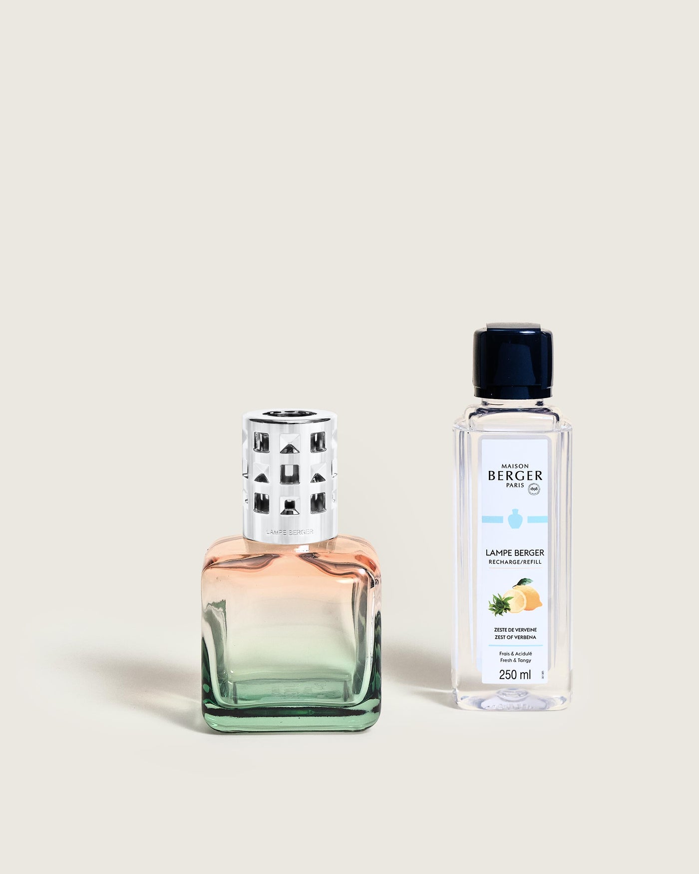 Lampe Berger Giftset Glaçon Pêche/Verte