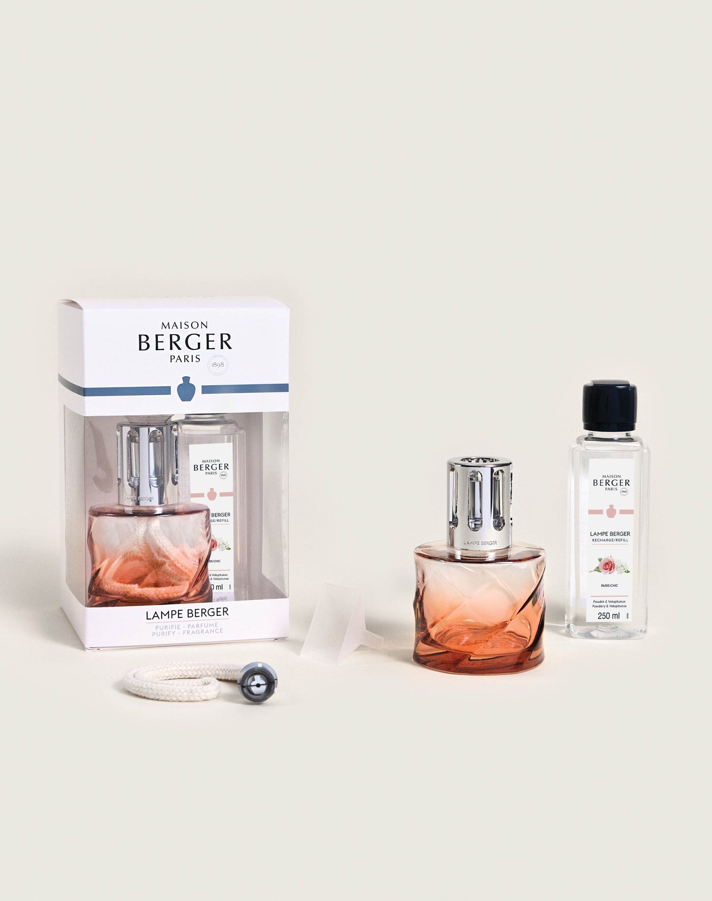 Lampe Berger Giftset Spirale Rose Ambré