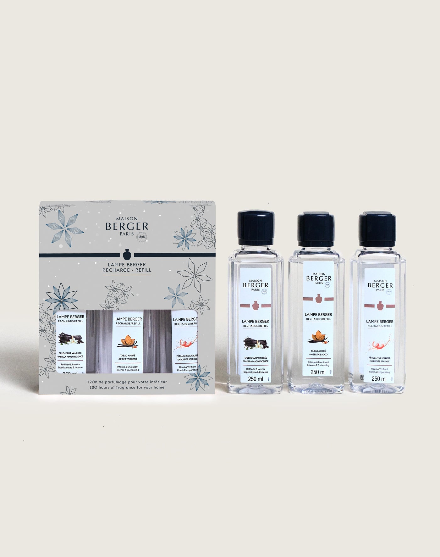 Triopack Lampe Berger huisparfum Rosalie 3x250ml