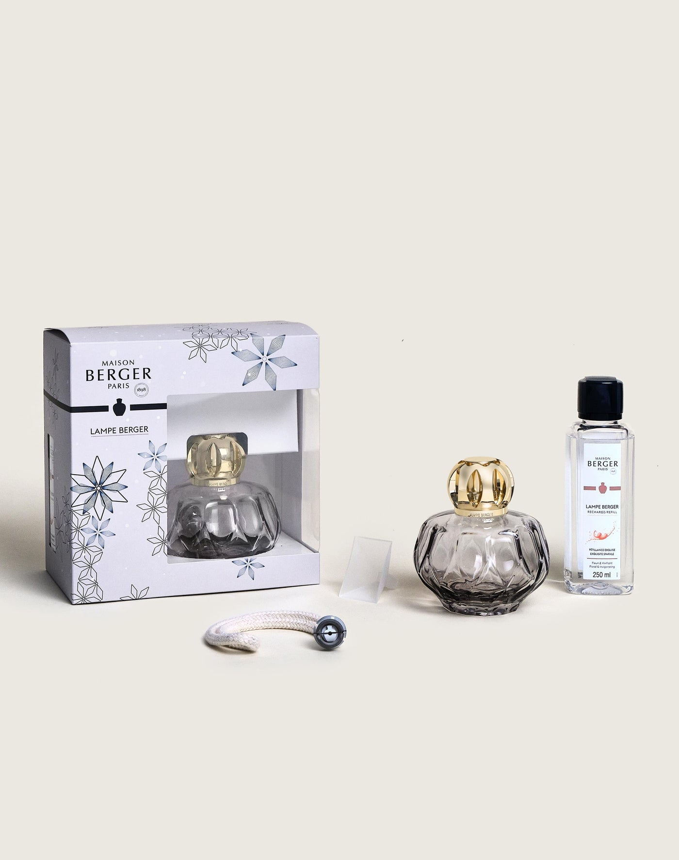 Lampe Berger Giftset Rosalie Grise