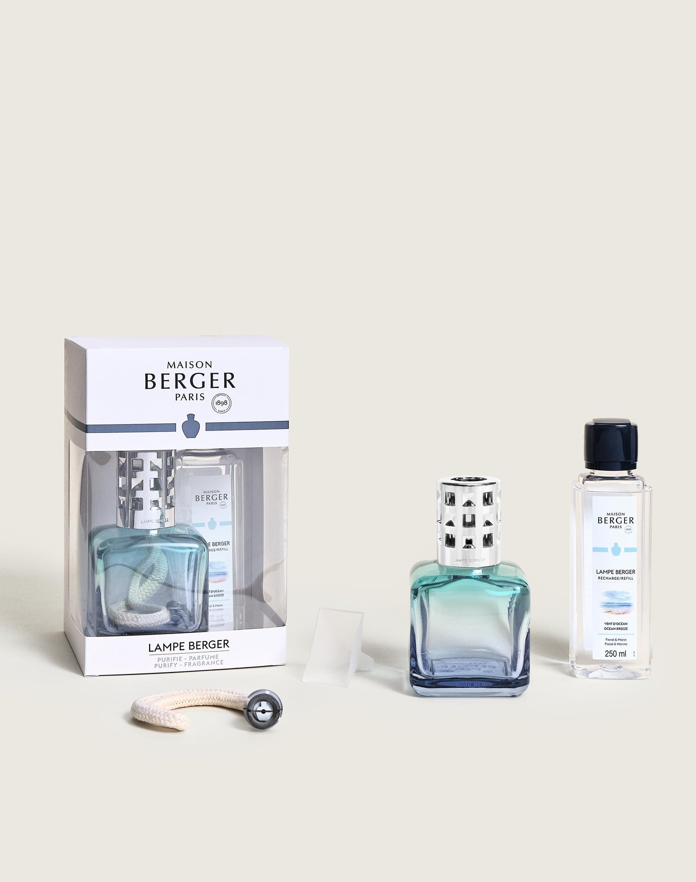 Lampe Berger Giftset Glaçon Turquoise/Bleue