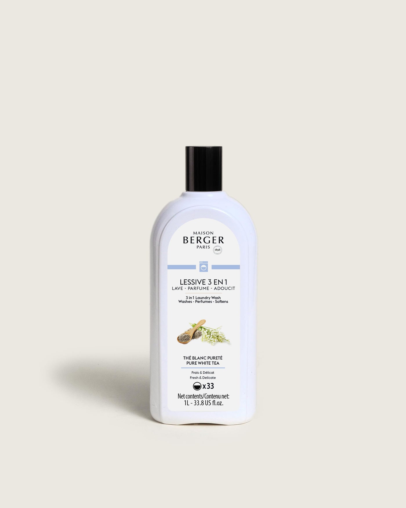 3-in-1 Wasmiddel Thé Blanc Pureté 1 liter