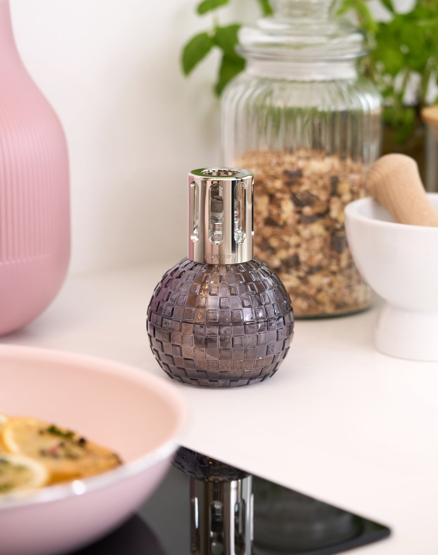 Lampe Berger Giftset Disco Grise